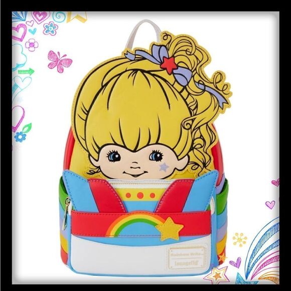 🌈🌈Loungefly Rainbow Brite Cosplay Mini Backpack - Picture 1 of 7